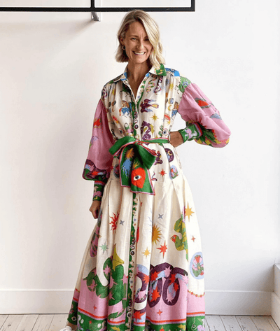 Dorthe™ | Robe Maxi Italienne Élégante