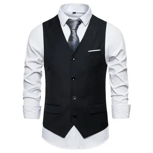 Homme Noir Sans Manche Gilet – Bud