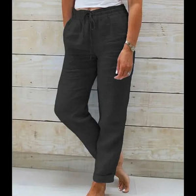 Morgane™ | Pantalon d'été en coton-lin léger