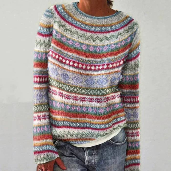 Lily™ - Pull-over rétro élégant