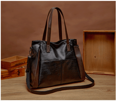 Danica - Élégant sac à main en cuir vintage pour dames