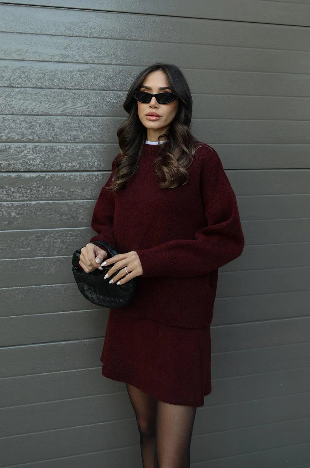 Hanna™ - Ensemble confortable avec pull et jupe