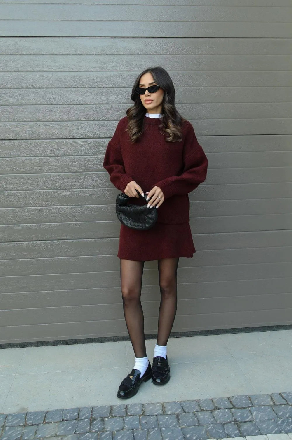 Hanna™ - Ensemble confortable avec pull et jupe