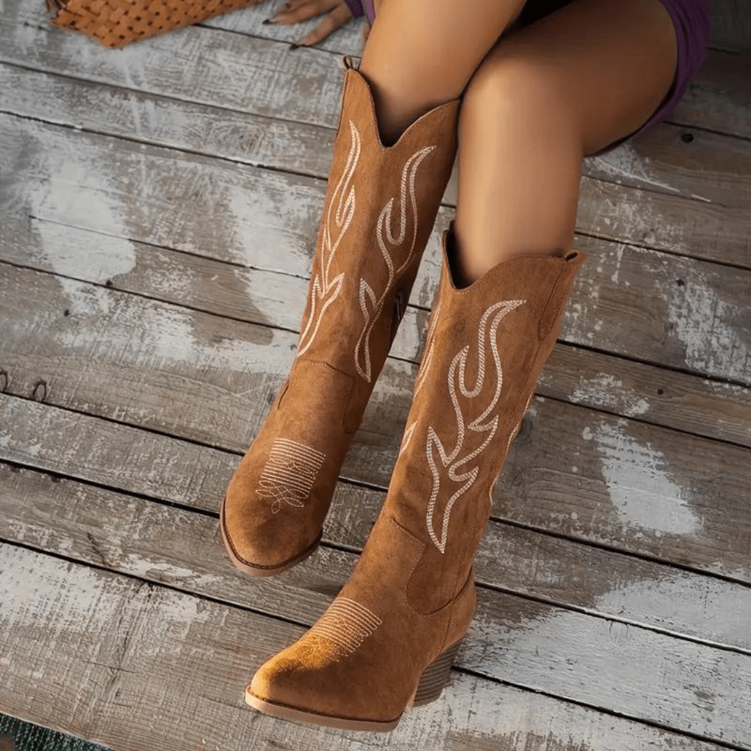 Cléa - Bottes Santiag pour femme