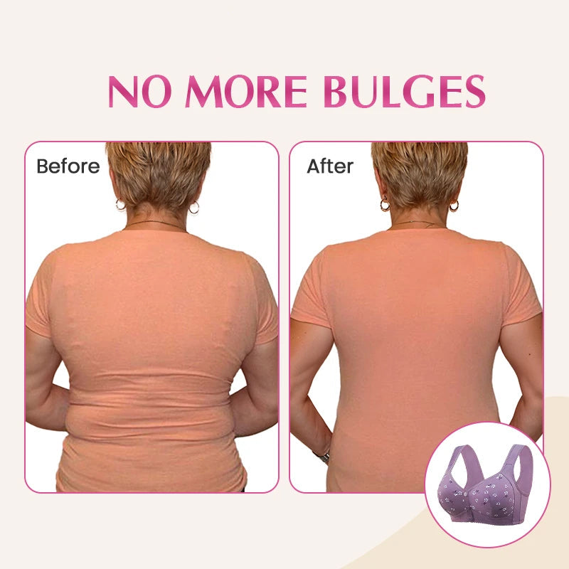 Soutien-Gorge Confortable Et Pratique Avec Bouton Devant