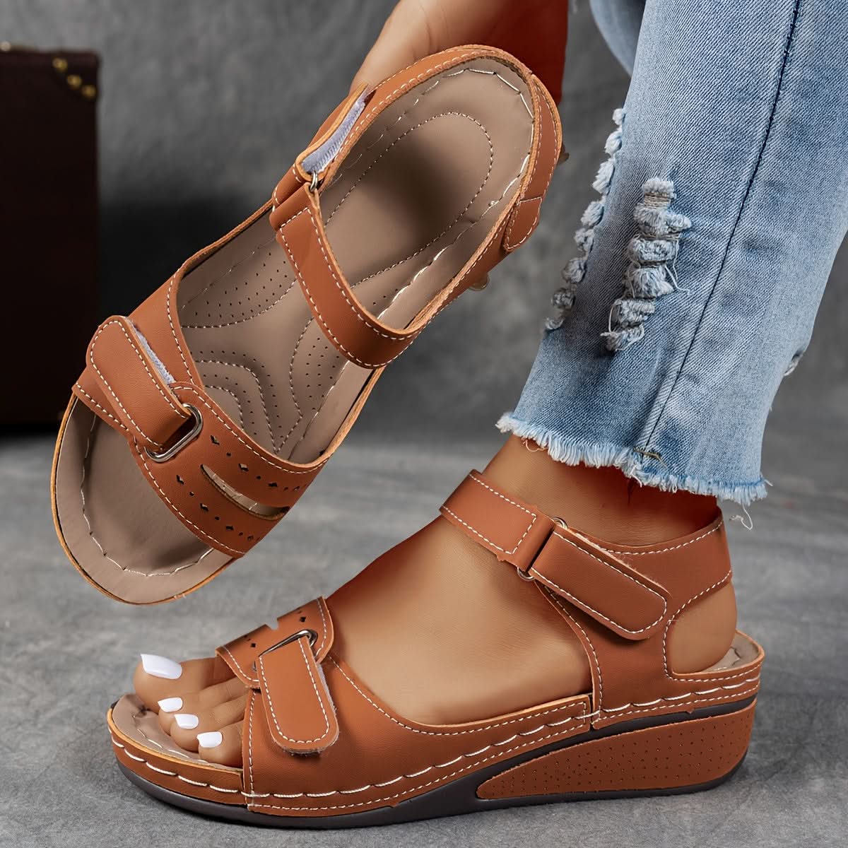 Morgane™ | Sandale ajustable paso confort