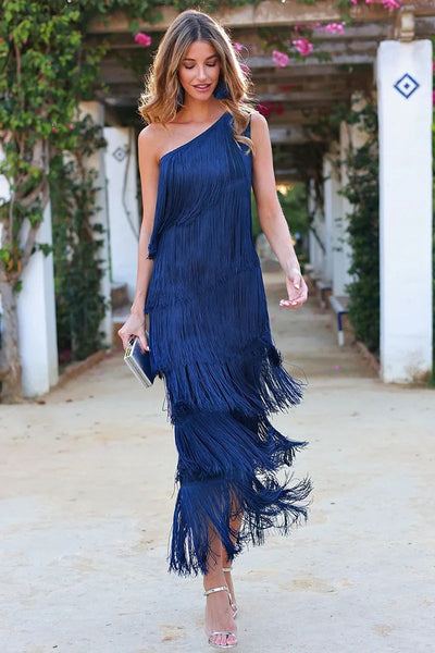 Lauren | Elegante e Raffinato Vestito con Frange