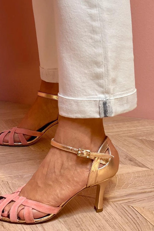 Calista - Chaussure à Talon Haut avec Toe Ouvert