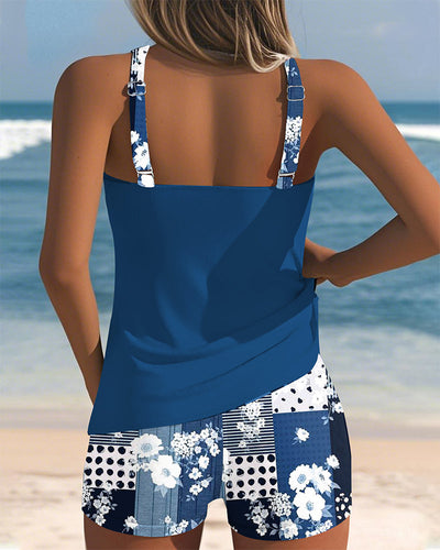 Maillot de bain Imprimé Deux Pièces Boxer