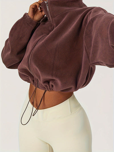 Velexia | Crop Top en Fleece