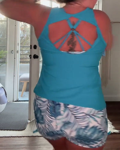 Bikini Élégant Et Polyvalent Loisir Deux Pièces