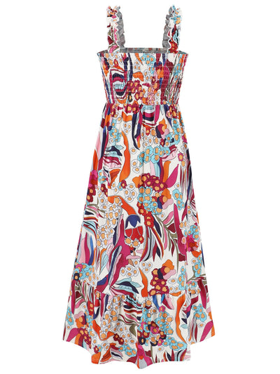 Noémie - Robe D'Été Sans Manches Smockée Pour Femme
