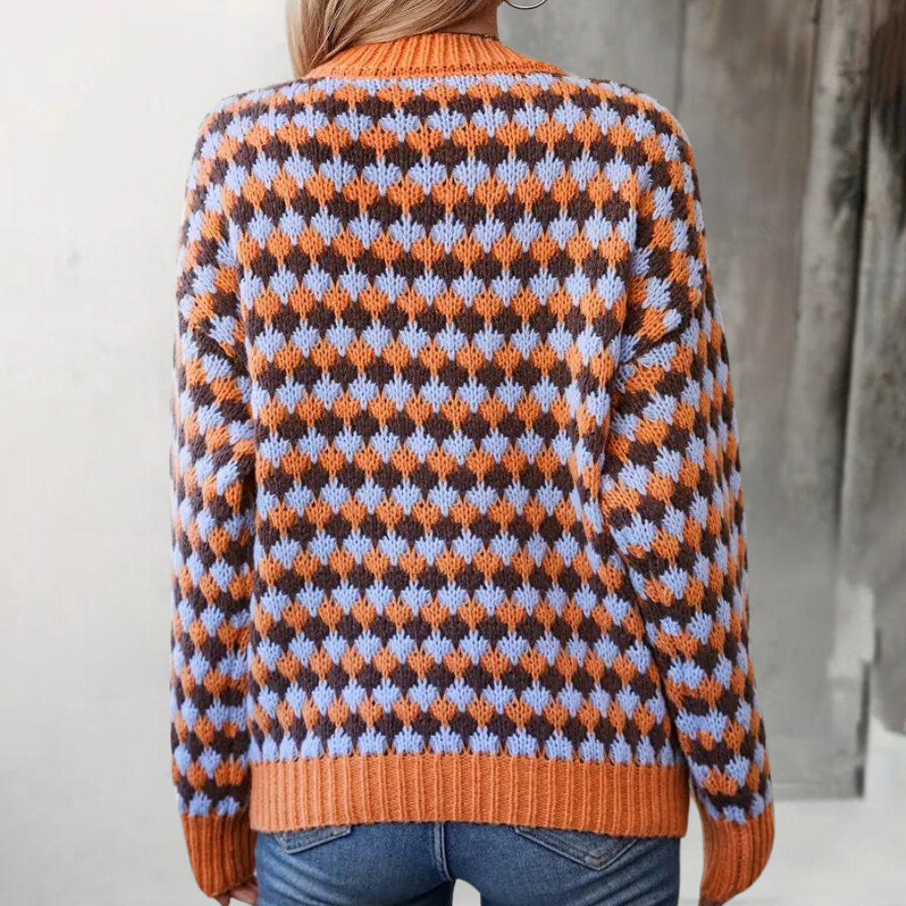 JULIA - Pull Tricoté Distingué pour Femmes