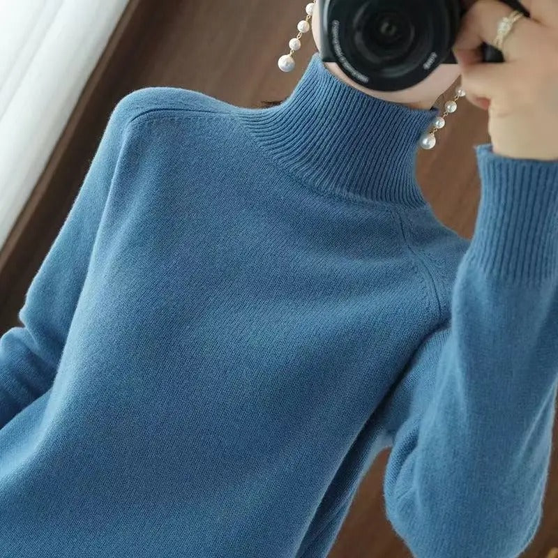 Marlene™ - Pull décontracté ample avec col montant