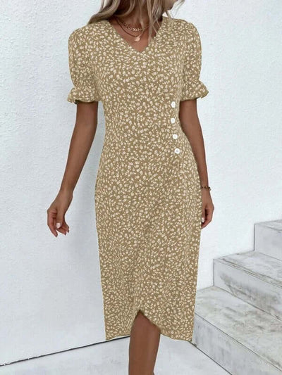 Robe d'été pour femmes à motifs multicolores