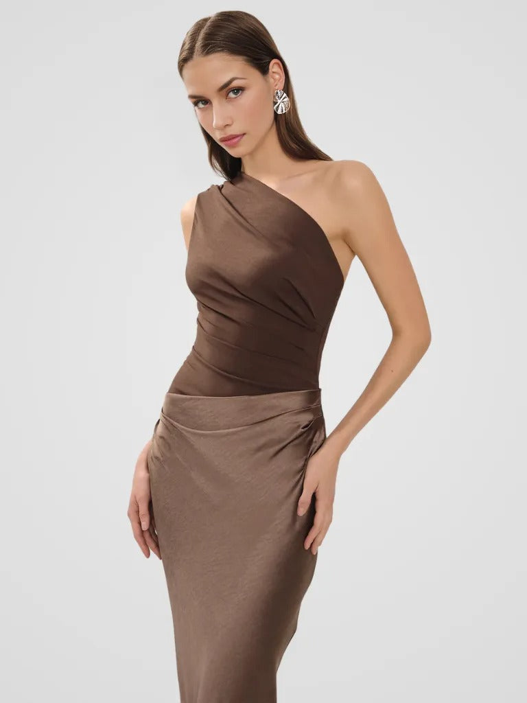 Chiara™ Robe Satinée Épure
