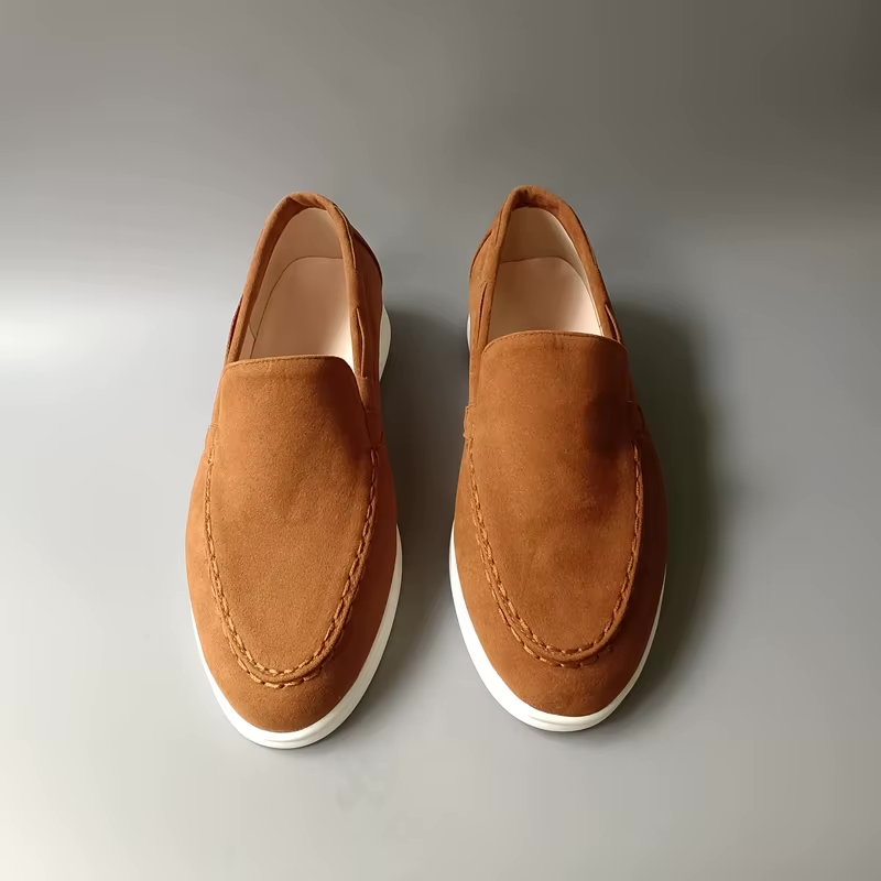 Lucenzo | Slip-on en daim - Casual & Comfortable - Chaussures pour hommes
