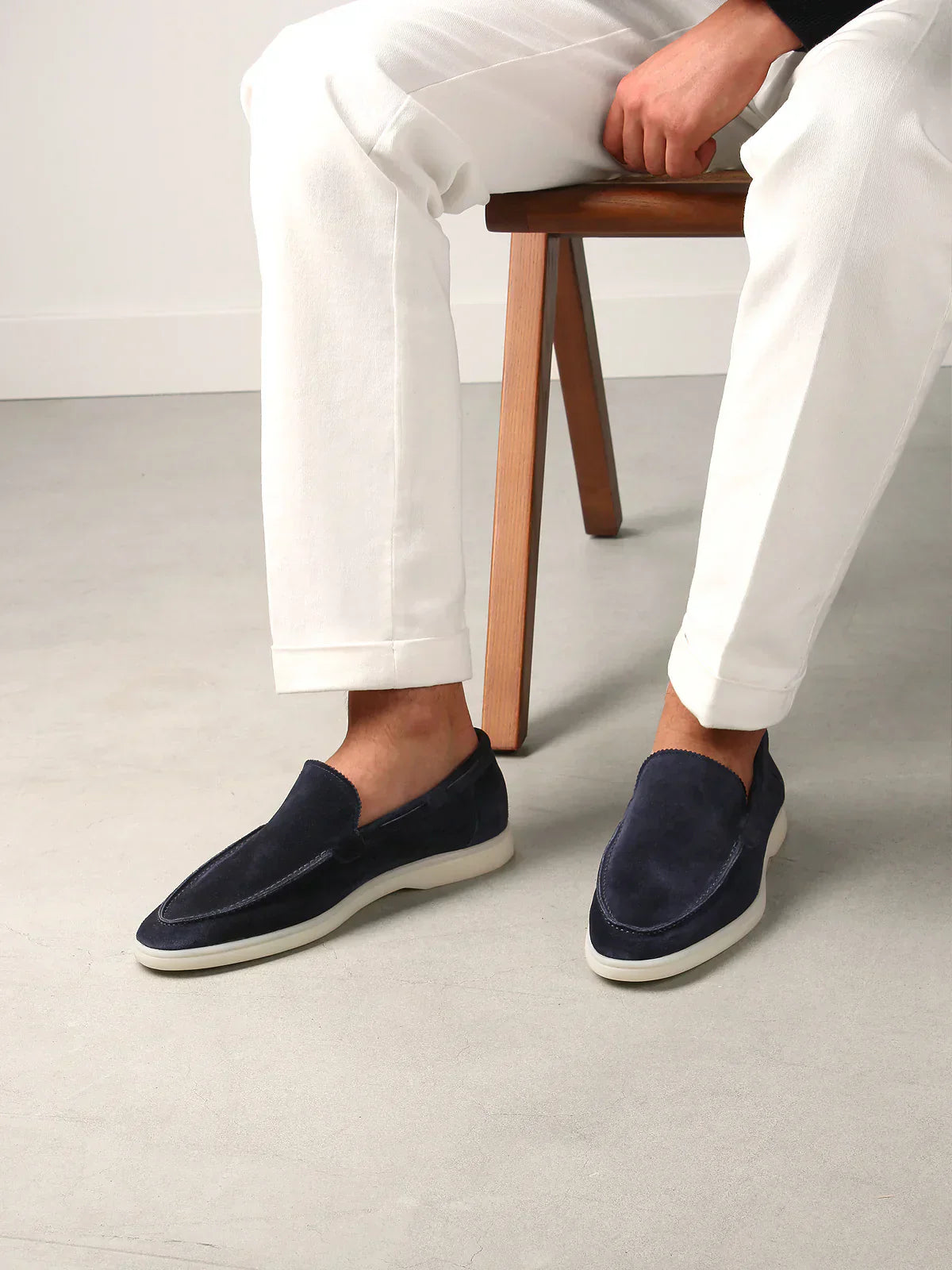 Lucenzo | Slip-on en daim - Casual & Comfortable - Chaussures pour hommes