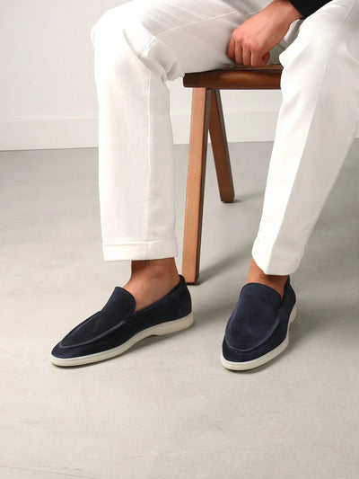 Lucenzo | Slip-on en daim - Casual & Comfortable - Chaussures pour hommes