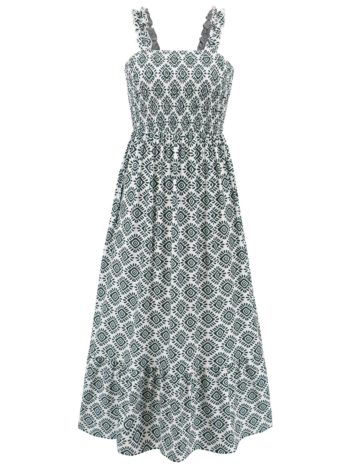Noémie - Robe D'Été Sans Manches Smockée Pour Femme