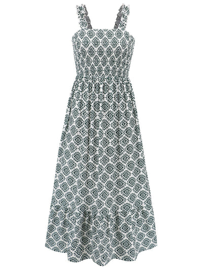 Noémie - Robe D'Été Sans Manches Smockée Pour Femme