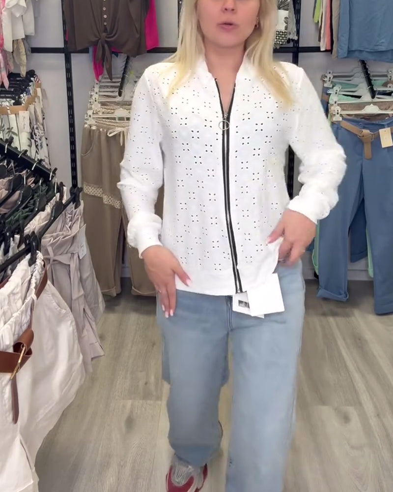 Manteau Mode Casual Fermeture Éclair