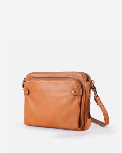 KIM™ - SAC À BANDOULIÈRE EN CUIR PRATIQUE ET ÉLÉGANT