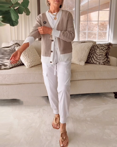 Pantalon Casual All-Match Taille Élastique