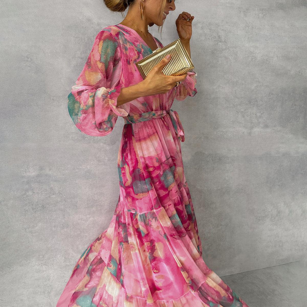 Annie | Robe D'Été Fleurie Pour Femme | Maxi