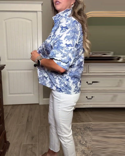 Blouse Casual Imprimé
