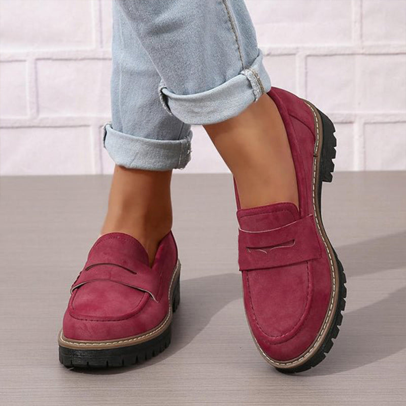 ⏳Temps limité 50% de réduction💥Mocassins confortables et épais pour femmes avec plateforme