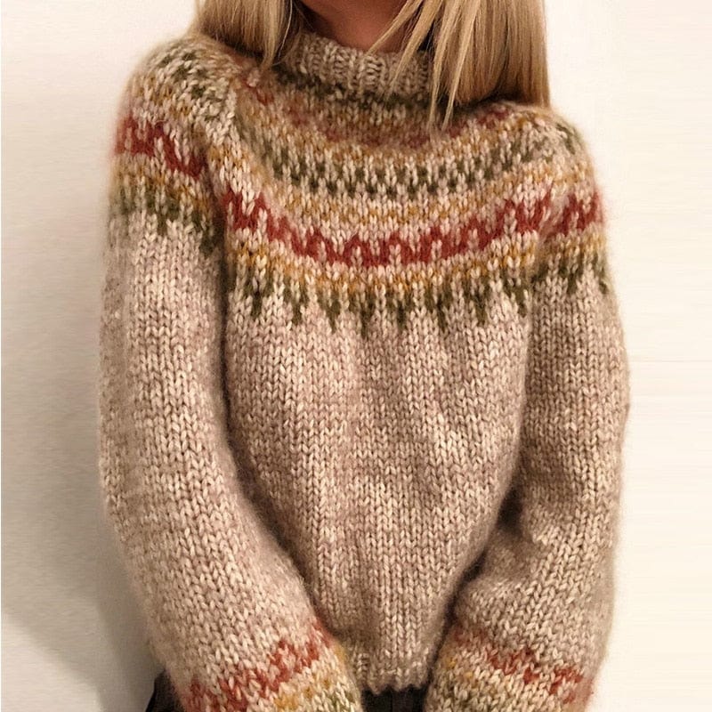 Helena | Pull en tricot Fair Isle doux