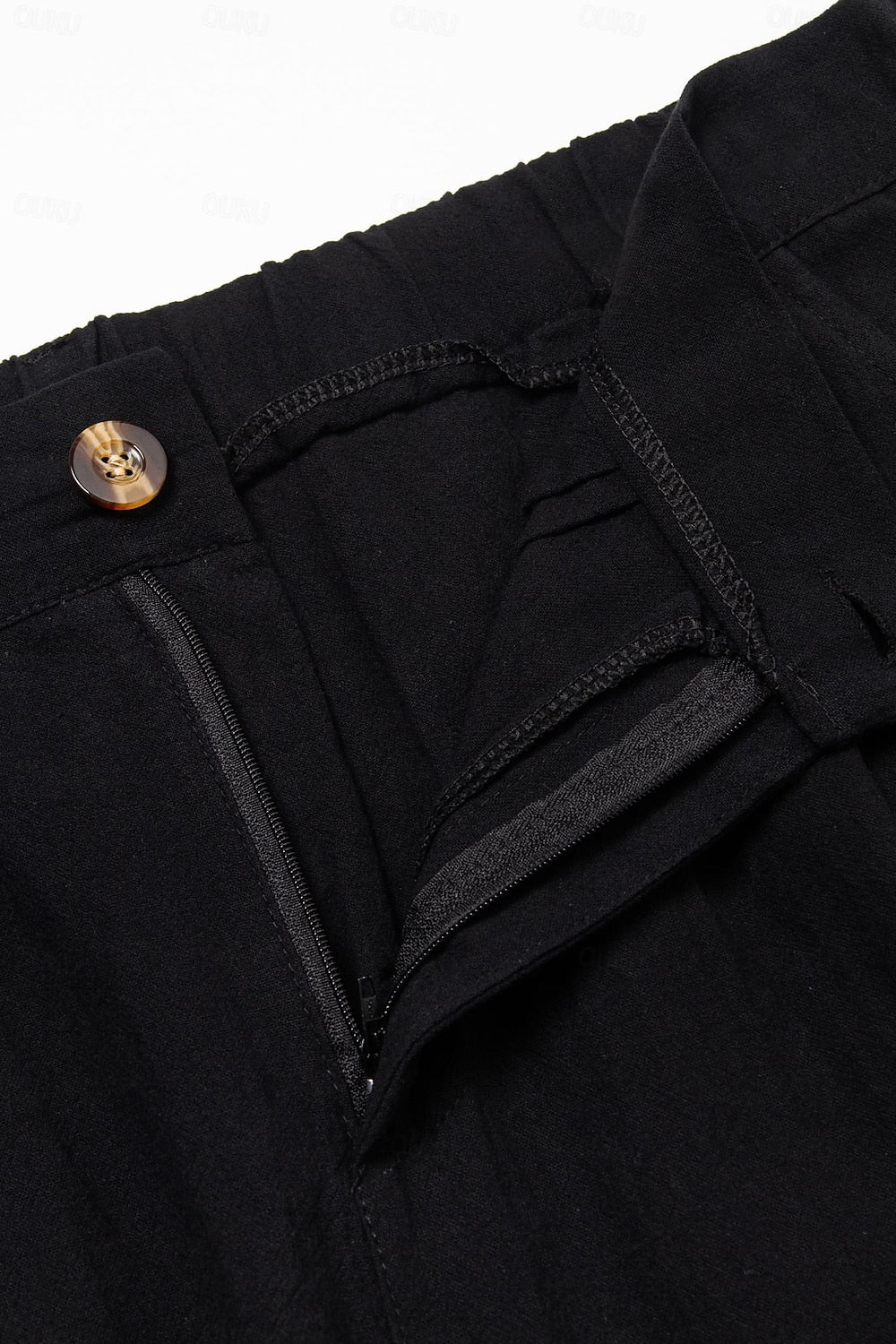 Short classique en lin-coton pour hommes - Egon