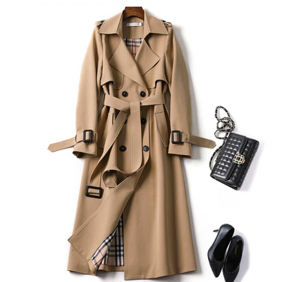 Clara™ | Trench ceinturé élégant