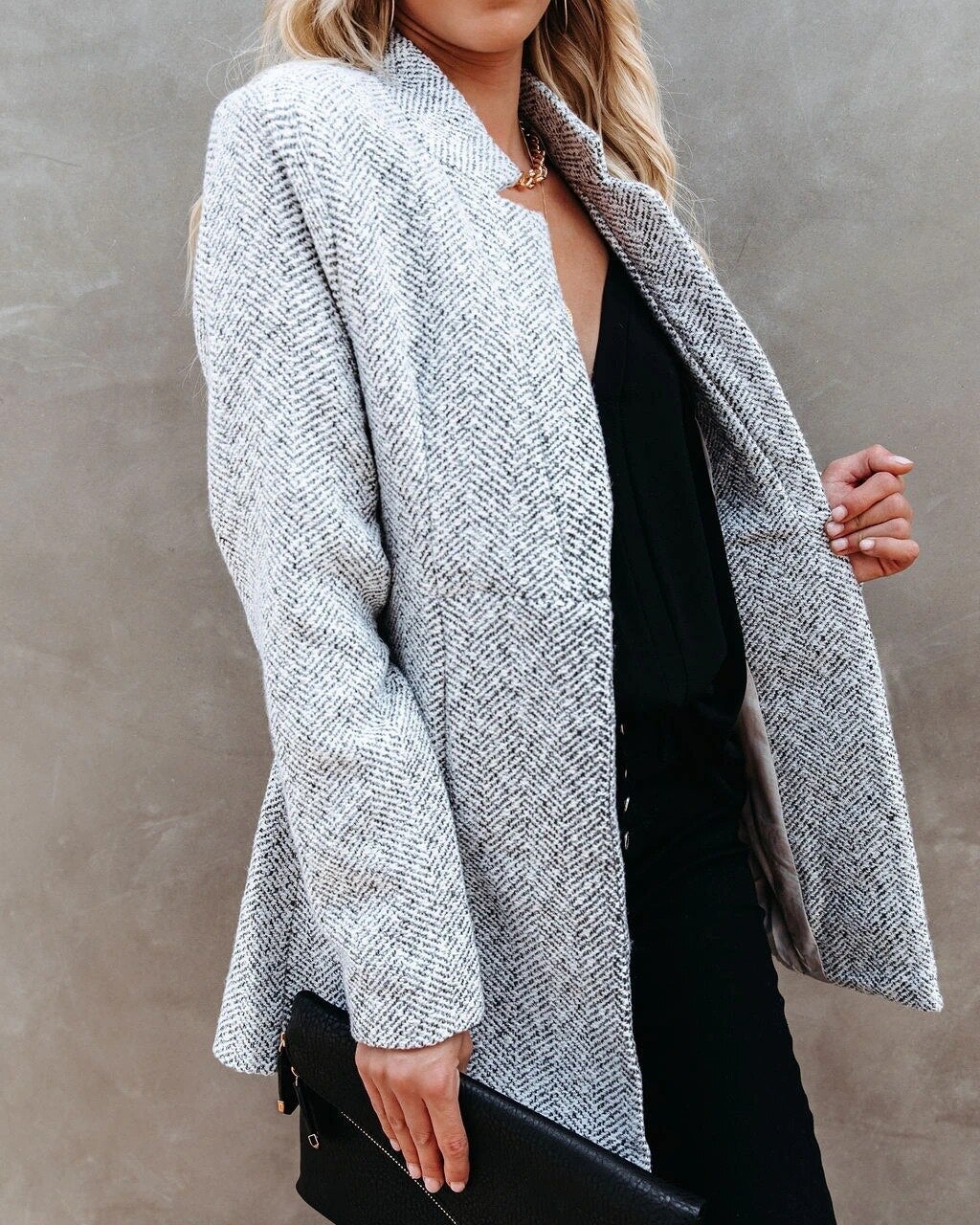 Livia - Blazer élégant en tweed pour un look parfait au printemps et à l'automne pour les femmes
