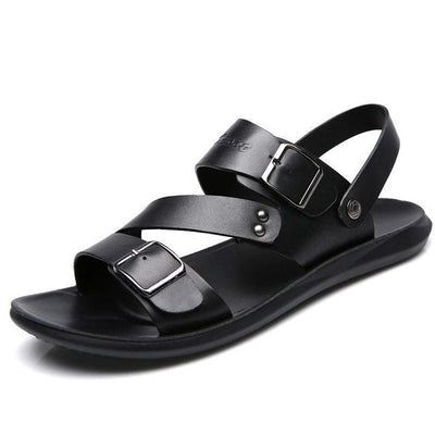 Sandales d'été en cuir avec amorti confortable - Yoeri