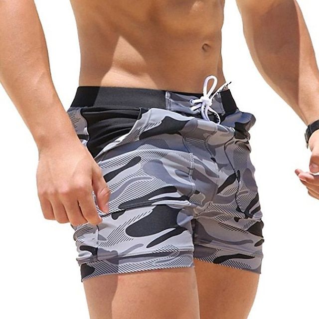 Pantalon d'été pour homme, élégant et confortable, avec imprimé camouflage tendance - Mace