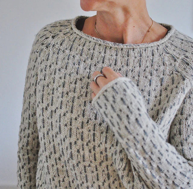 Otilde™ | Pull Élégant Grå