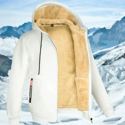 Fleece-Lined Hooded Winter Jacket