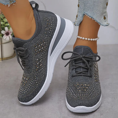 Clara | Baskets orthopédiques avec strass scintillants