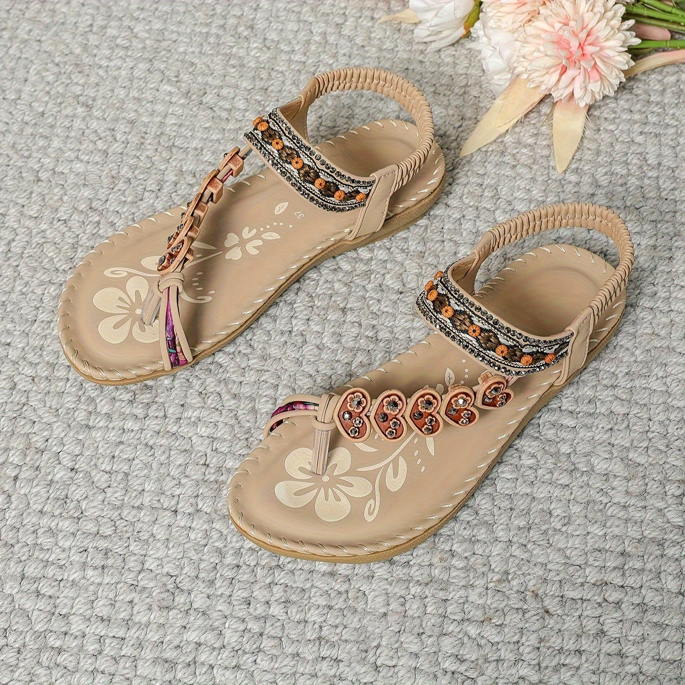 Sandales orthopédiques avec griffes et bandes ajustables - Femme