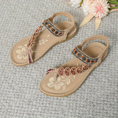 Sandales orthopédiques avec griffes et bandes ajustables - Femme