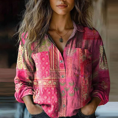 NIVES I BLOUSE VINTAGE IMPRIMÉE