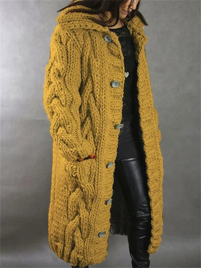 Roma™ - Manteau long et confortable en tricot