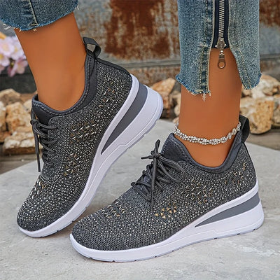 Clara | Baskets orthopédiques avec strass scintillants