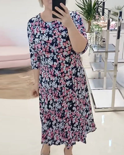 Robe Décontractée Imprimé Fleuri