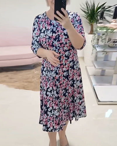 Robe Décontractée Imprimé Fleuri