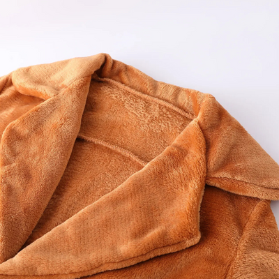ASHLEY - Manteau d'Hiver Classique en Peluche pour Femmes