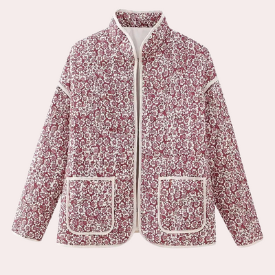 NENE - Veste d'Hiver à Motifs Floraux pour Femmes