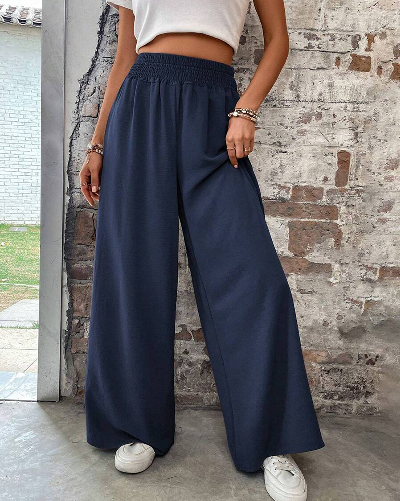 Pantalons Confortables Décontractés Large Jambe
